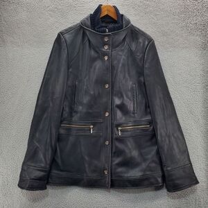 Anne Klein Black Leather Jacket